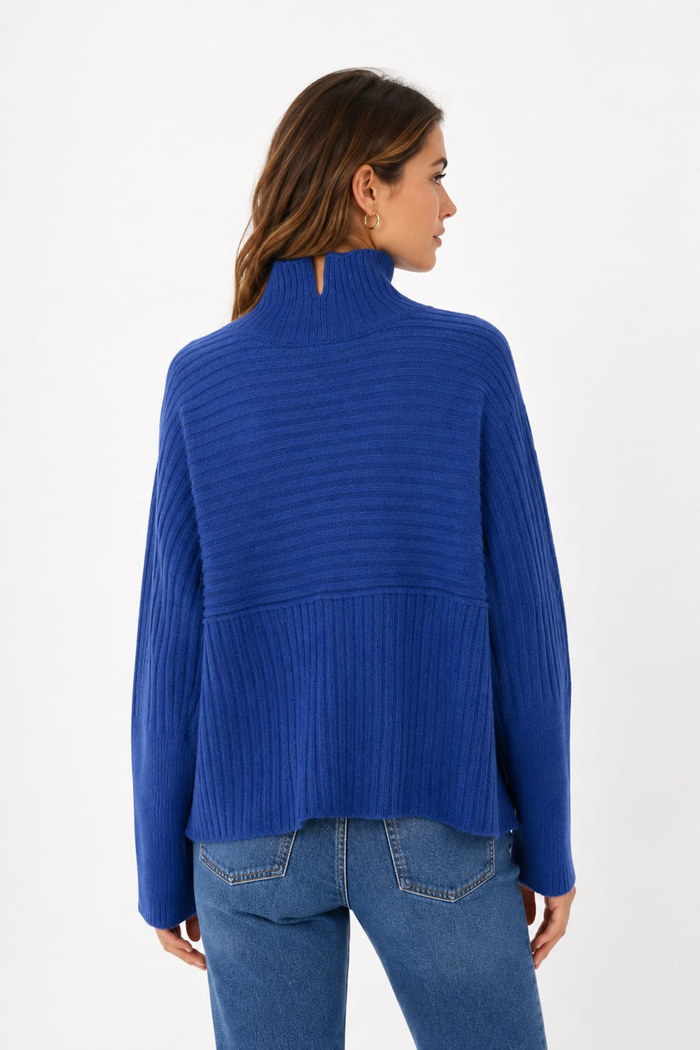 Women's Coco y Club ribbed knit turtleneck sweater
