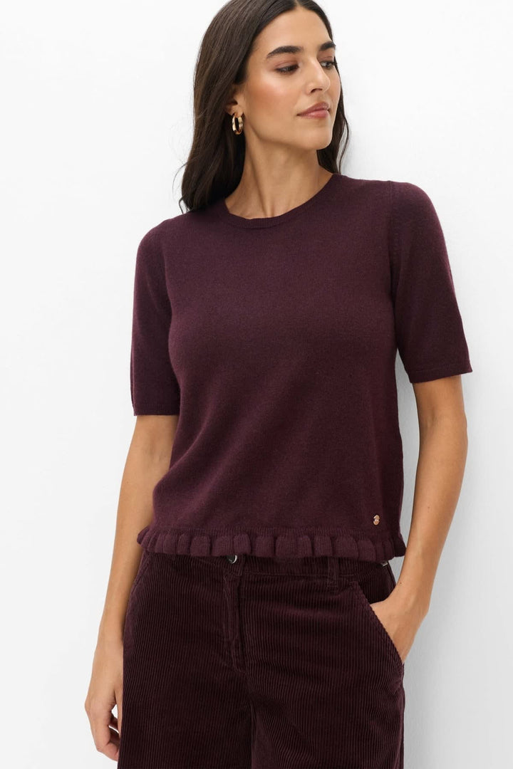 NINA short-sleeve knit top for women by Brax