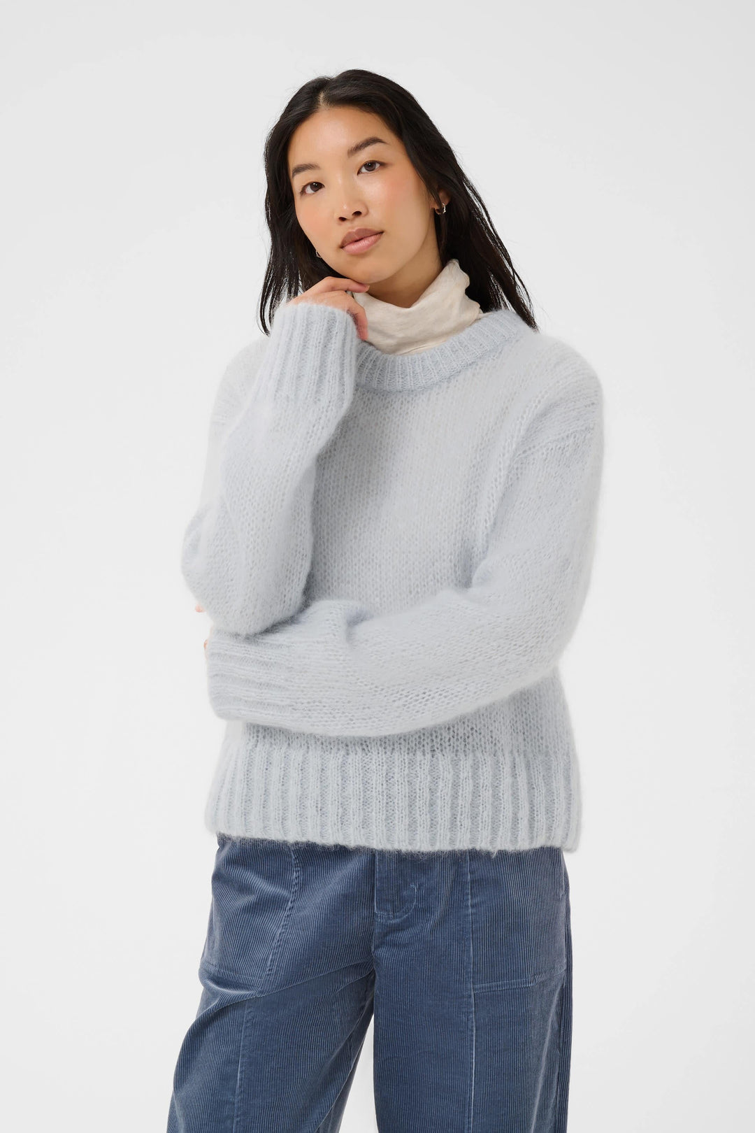 Women’s Fluffy Sille Crew-Neck Knit Part Two