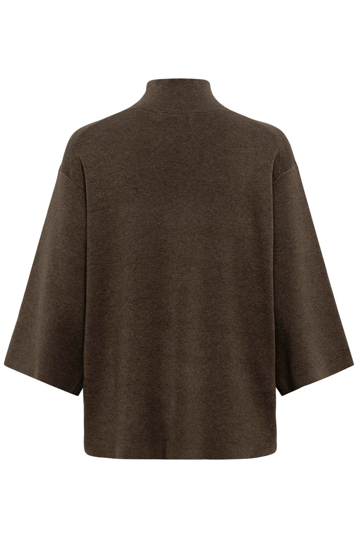 Front view of the women’s loose Tilda turtleneck knit Fit Inwear