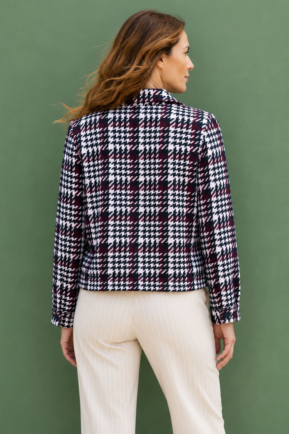 Kennys Women's Short Checkered Jacket