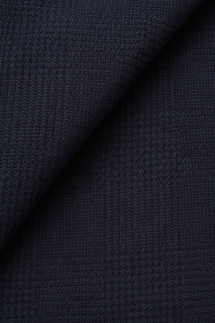 Front view Circolo tone-on-tone check jacket for men black - Valérie Simon