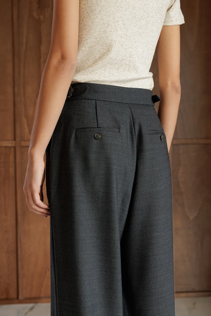 Pantalon habillé Paty à jambe large