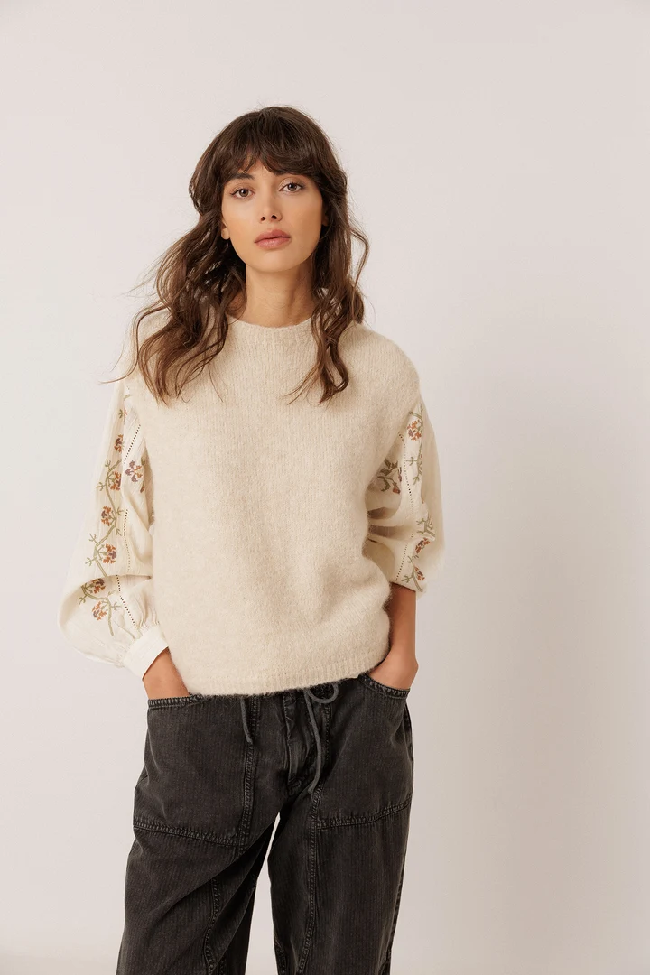 Veste sans manches en tricot