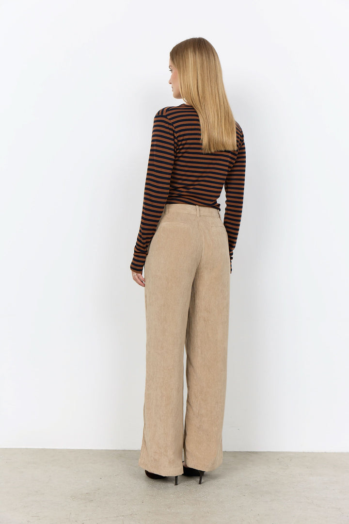 Striped long-sleeve sweater 