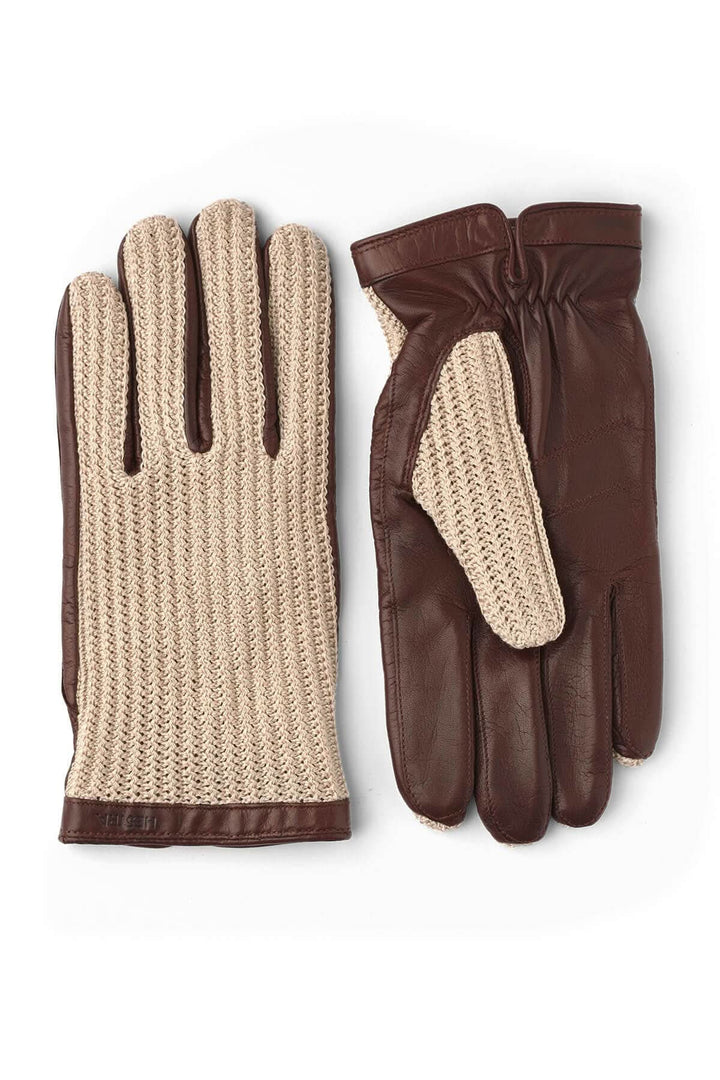 Gant texturé en cuir Adam, doublé de laine, idéal pour l&