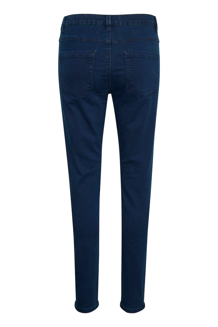 Jean Vicky - Jean étroit en coton et polyester, dos, taille régulière, style classique à ajouter à sa garde-robe.