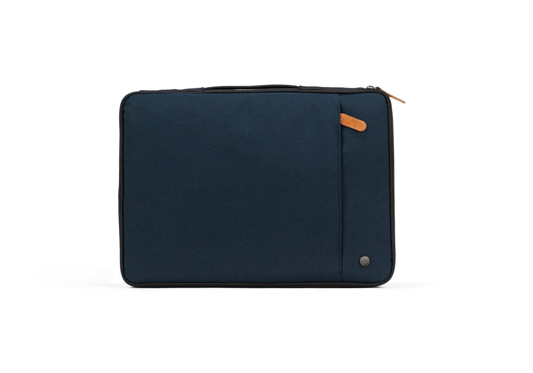 Pochette pour ordinateur portable PKG Stuff en polyester bleu, compatible avec ordinateurs de 13" à 16".