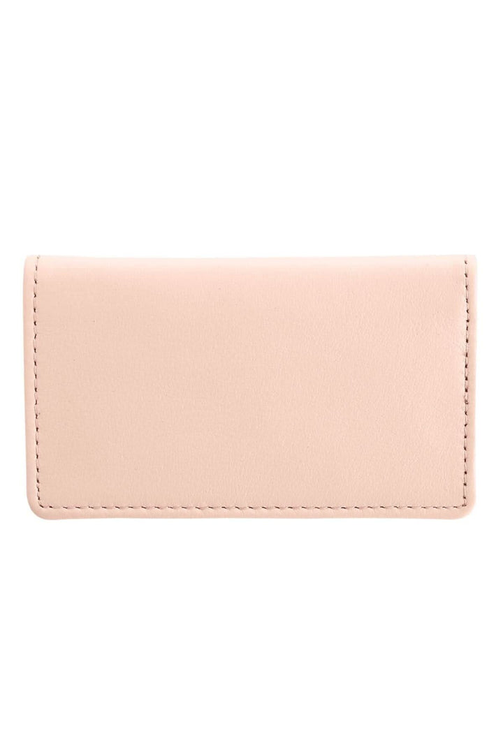 Porte-cartes en cuir Nappa rose, élégant et fonctionnel, pour jusqu&