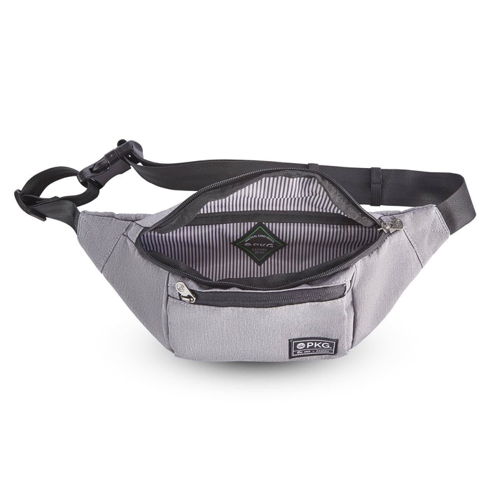 Sac à bandoulière recyclé PKG Bremner, intérieur pratique et résistant, parfait pour les excursions et le shopping.