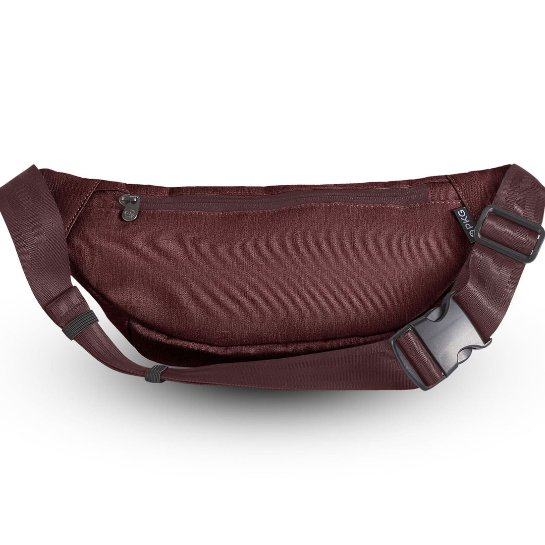 Sac à bandoulière recyclé PKG Bremner en polyester, idéal pour les excursions et résistant aux intempéries.