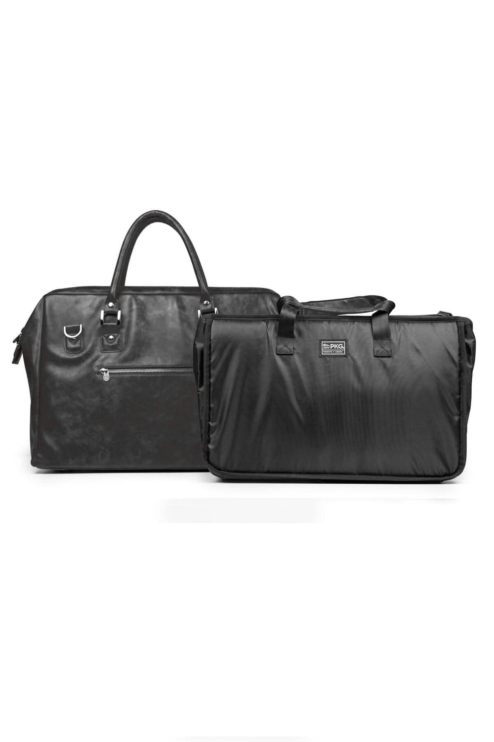 Sac de sport 2 en 1 McGill, en cuir végétalien avec insert amovible et fonctionnalités d'organisation.